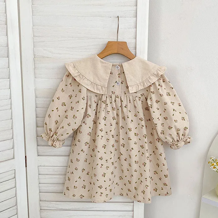2025 New Autumn Sister Dress 2-6Yrs Girl Party Dress Long Sleeved Cotton Print Kids Princess Dresses Baby Girl Romper 6 S349115f8d4ad400db11ae465fd6eab78U
