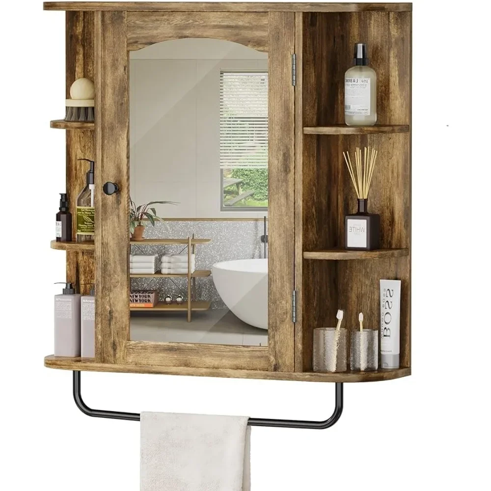 Wall Mounted Bathroom Cabinet With Mirror Door and Removable Shelf for Bathroom Living Room Laundry Bedroom Brown Freight Free
Wall Mounted Bathroom Cabinet With Mirror Door and Removable Shelf for Bathroom Living Room Laundry Bedroom Brown Freight Free