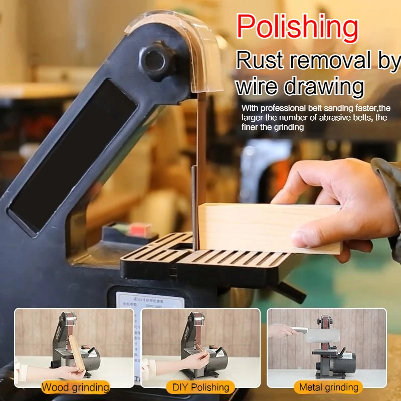 Abrasive Belt Machine Polishing Machine Small Household Mini Sand Mill Micro Grinding Knife Grinding Machine Drawing Deburring
Abrasive Belt Machine Polishing Machine Small Household Mini Sand Mill Micro Grinding Knife Grinding Machine Drawing Deburring