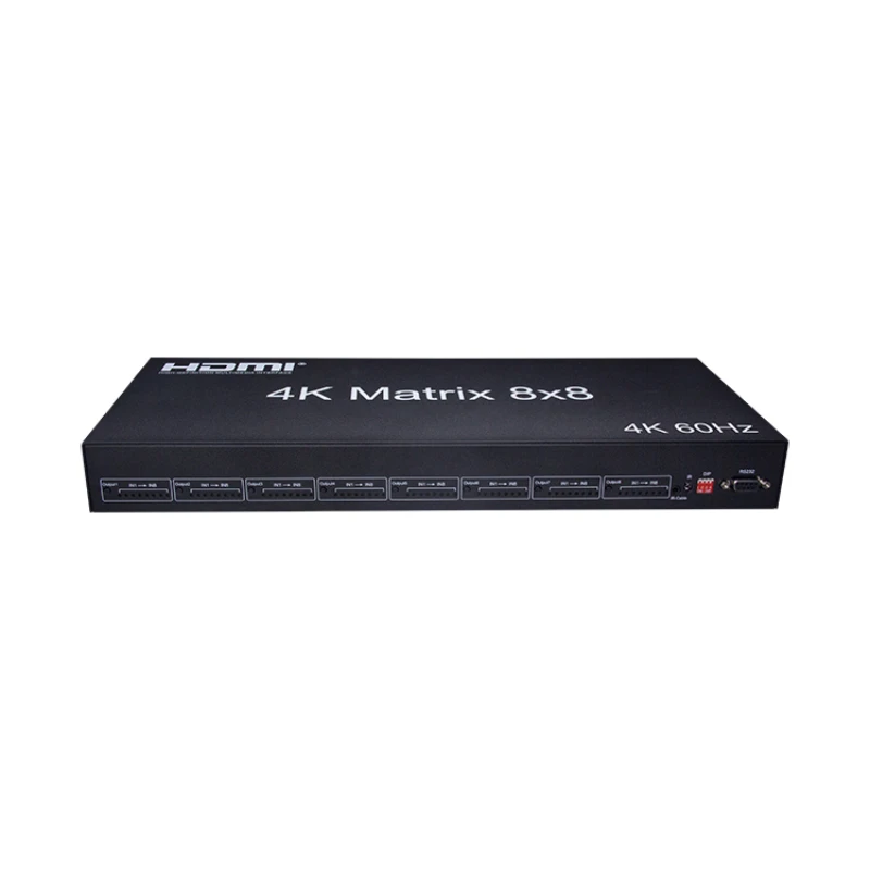 cost effective 4K UHD 8X8 HDMI Matrix Switch Control Switcher With Remote And RS232 4K 60Hz
cost effective 4K UHD 8X8 HDMI Matrix Switch Control Switcher With Remote And RS232 4K 60Hz