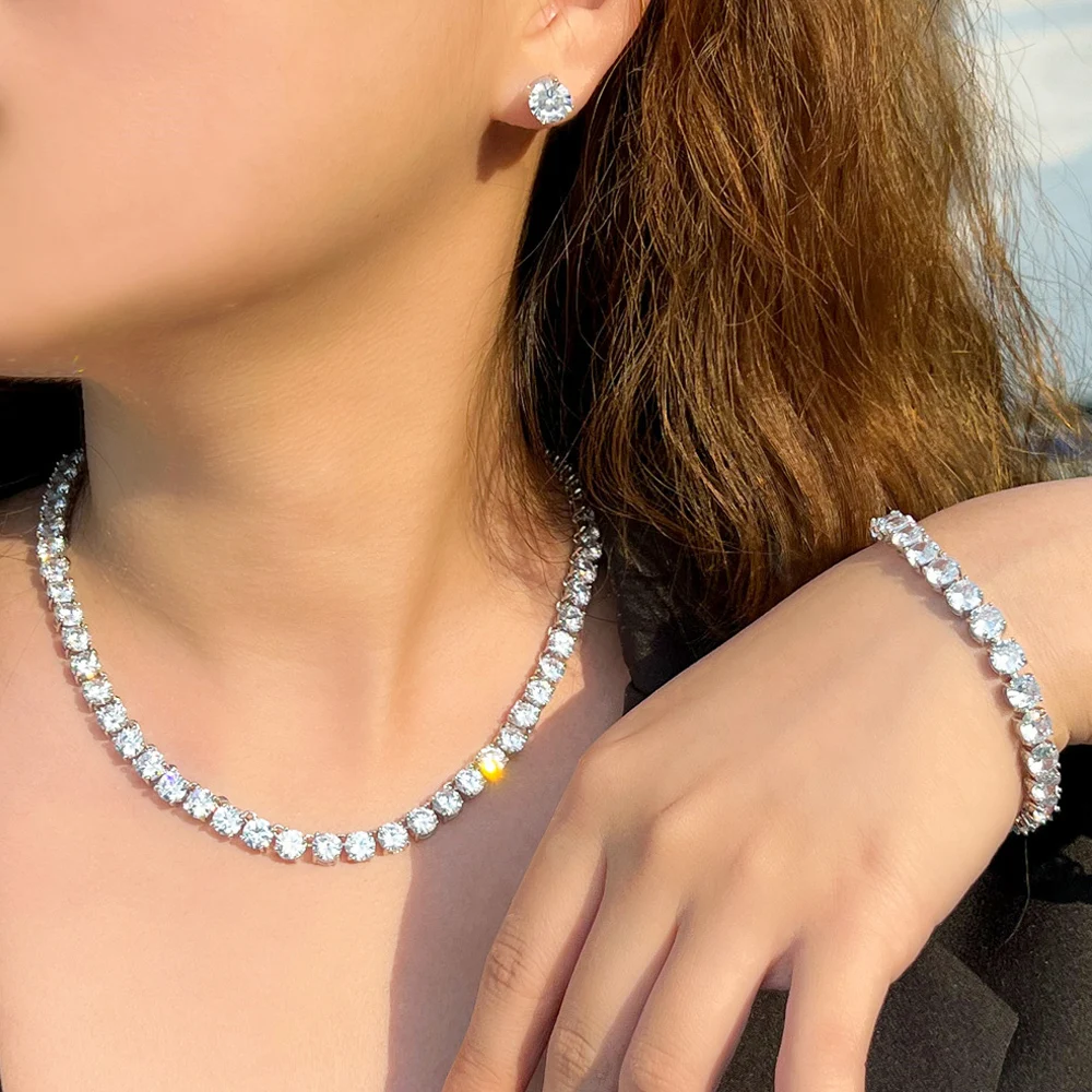 ThreeGraces 3pcs Fashion Cubic Zirconia Big Round CZ Stud Earrings Necklace Bracelet Bridal Party Jewelry Set for Women TZ816
ThreeGraces 3pcs Fashion Cubic Zirconia Big Round CZ Stud Earrings Necklace Bracelet Bridal Party Jewelry Set for Women TZ816