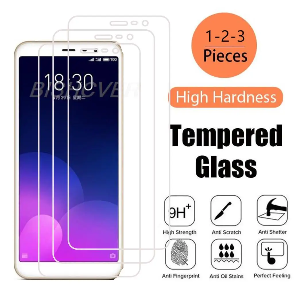 

9D Protective Glass For Meizu C9 Pro M8 Lite M6 M5 Note 9 8 Tempered Screen Protector V8 X8 M8C M6S M6T M5S M5C Glass Film Case