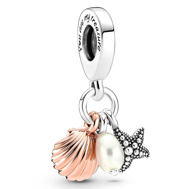 Original Freshwater Cultured Pearl Starfish & Shell Dangle Bead Fit Pandora 925 Sterling Silver Bracelet & Necklace Jewelry
Original Freshwater Cultured Pearl Starfish & Shell Dangle Bead Fit Pandora 925 Sterling Silver Bracelet & Necklace Jewelry
