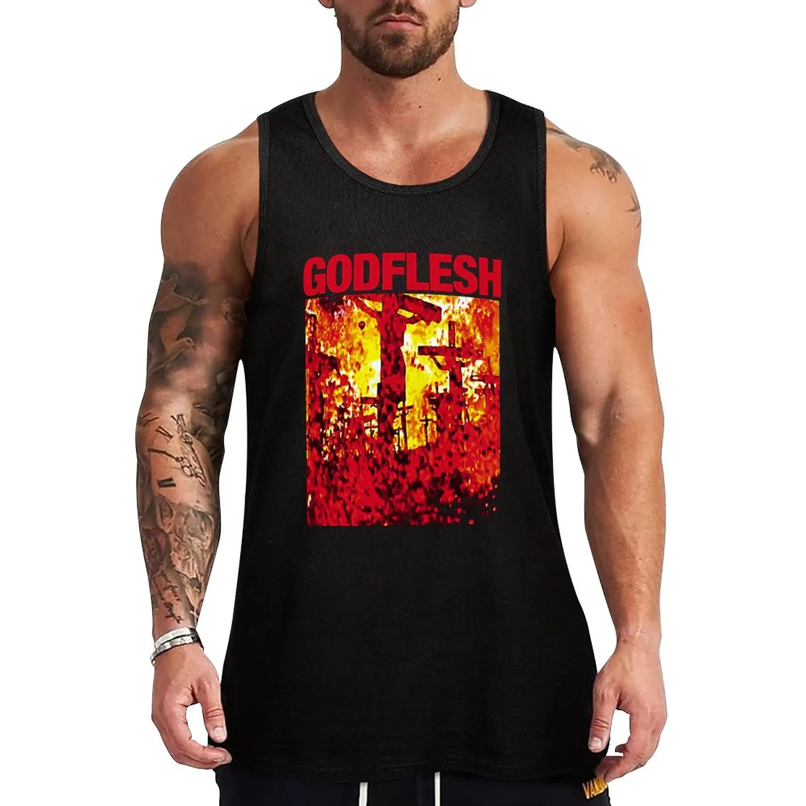 New godflesh Tank Top sleeveless Men's t-shirts Men's clothes Clothing bodybuilding man
New godflesh Tank Top sleeveless Men's t-shirts Men's clothes Clothing bodybuilding man