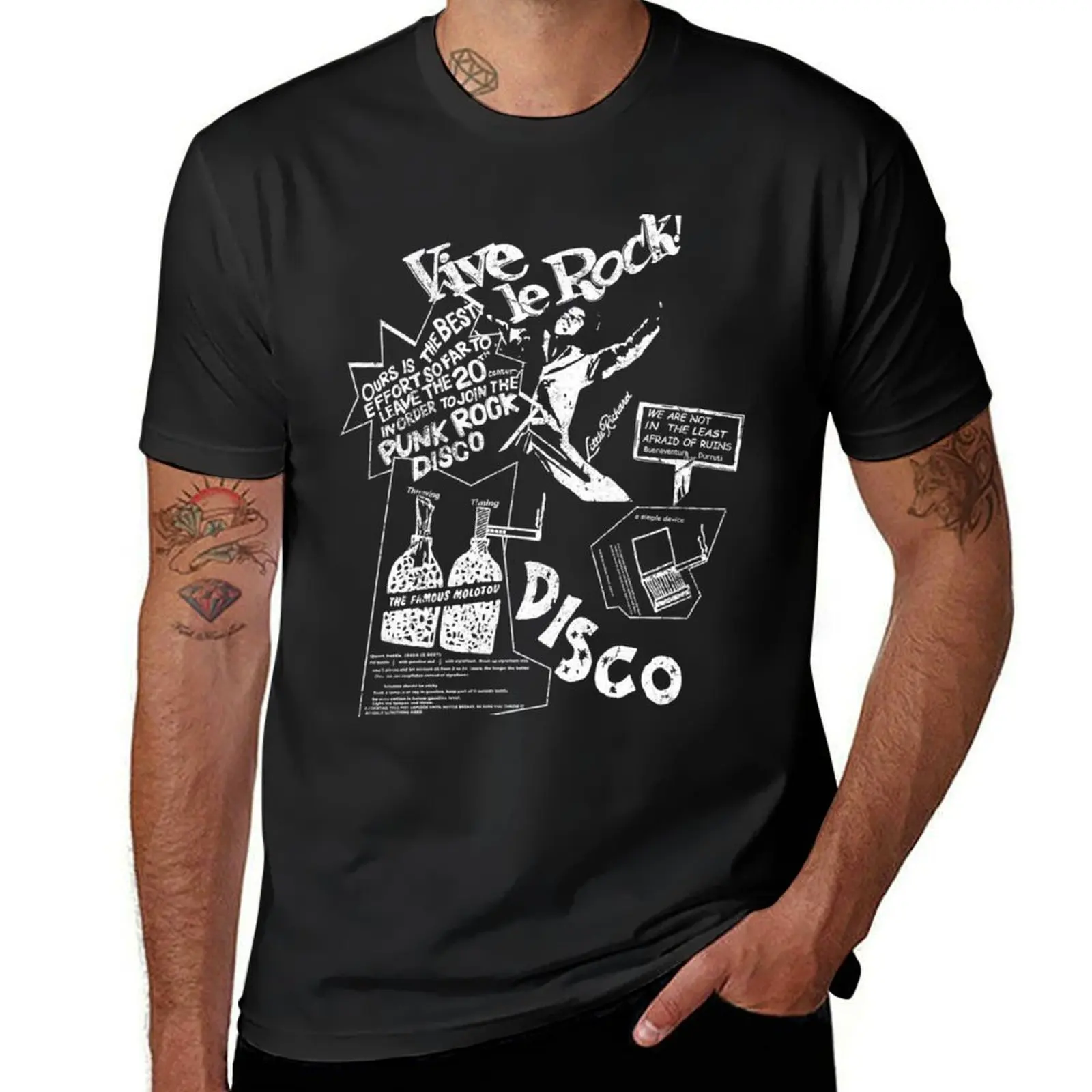 Vintage Look Vive Le Rock T-Shirt plain boys whites heavyweights oversized t shirts for men
Vintage Look Vive Le Rock T-Shirt plain boys whites heavyweights oversized t shirts for men