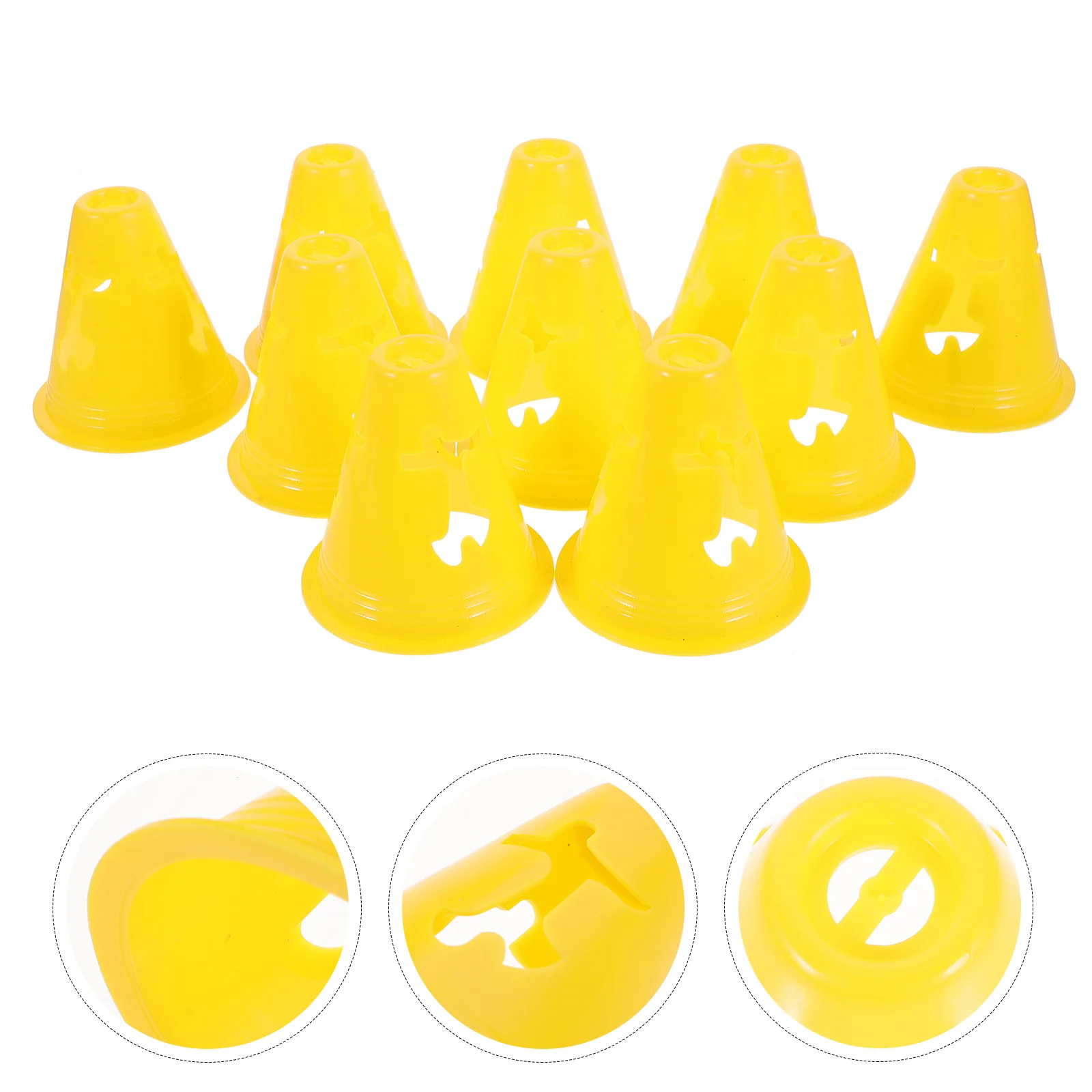 10 Pcs Sign Barrel Athletic Cones For Drills For Classroom Training Marker Football Kids Sports Pe Spot Child
10 Pcs Sign Barrel Athletic Cones For Drills For Classroom Training Marker Football Kids Sports Pe Spot Child