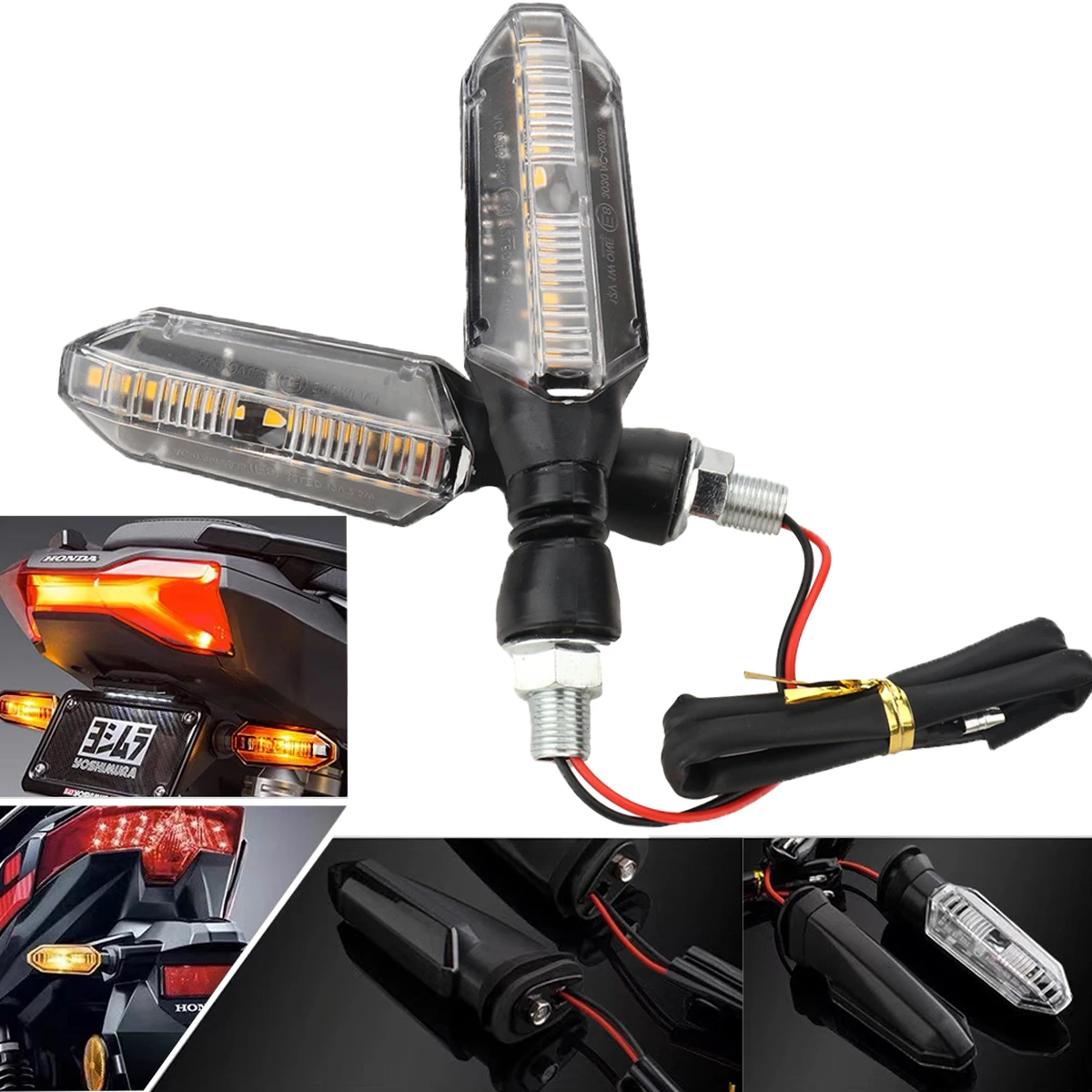 Motorcycle Turn Signals Lights Waterproof Flowing Blinker Light For Z750 Z900 Z1000 Motorcycle Flasher Flowing Indicator Lights
Motorcycle Turn Signals Lights Waterproof Flowing Blinker Light For Z750 Z900 Z1000 Motorcycle Flasher Flowing Indicator Lights