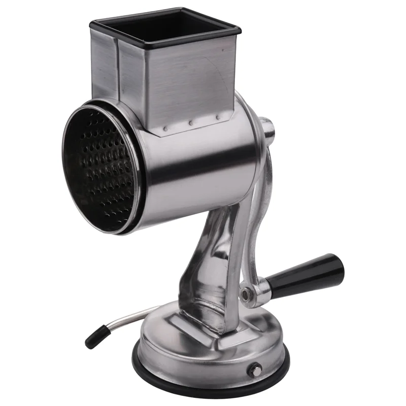 Stainless Steel Cheese Grater Rotary Chopper Vegetable Shredder Salad Slicer Multi-Use Hand Grater Grinder 5 Blades
Stainless Steel Cheese Grater Rotary Chopper Vegetable Shredder Salad Slicer Multi-Use Hand Grater Grinder 5 Blades