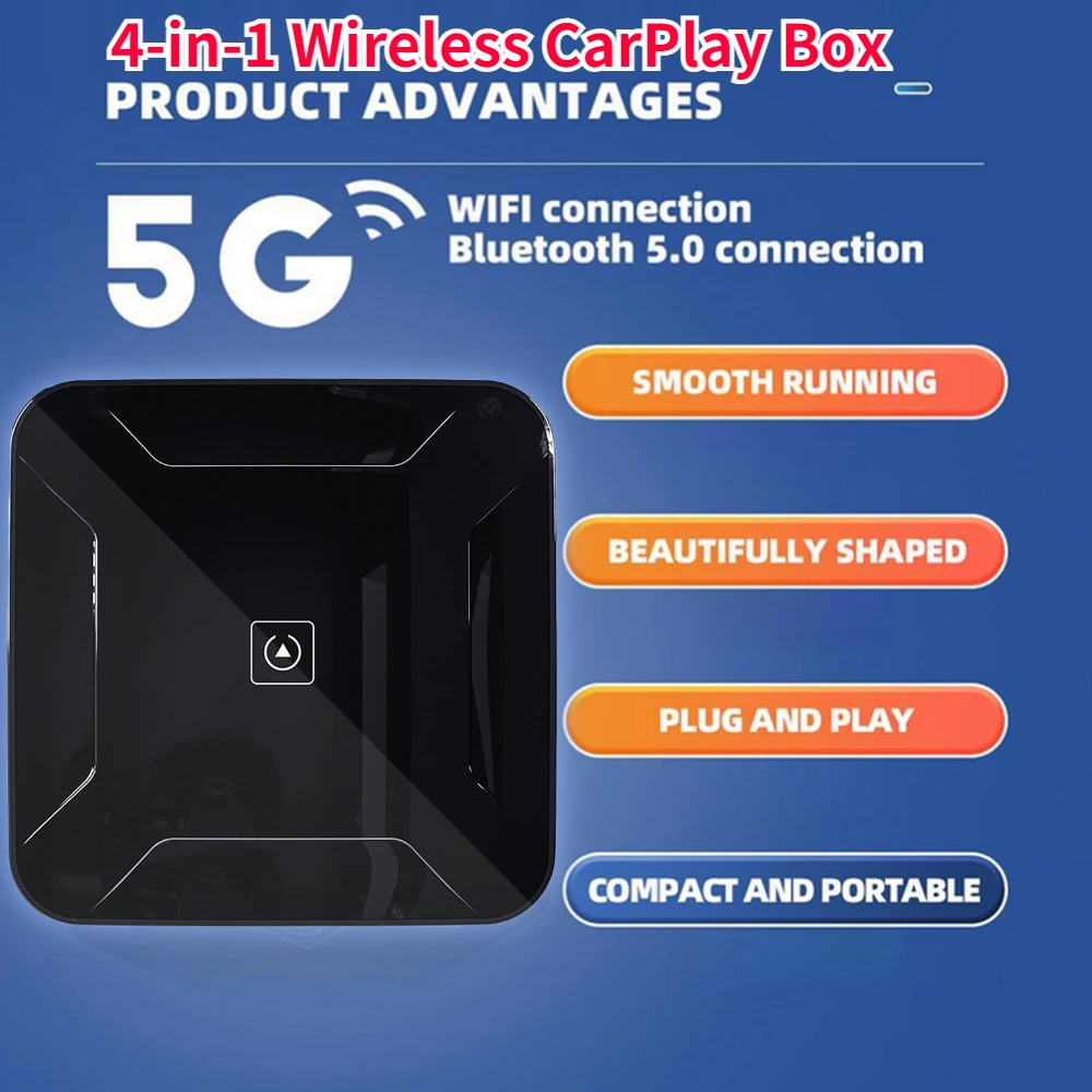 Mini Carplay Wireless Adapter Support Bluetooth-compatible Box Carplay Auto Connection Vehicle Electronics
Mini Carplay Wireless Adapter Support Bluetooth-compatible Box Carplay Auto Connection Vehicle Electronics