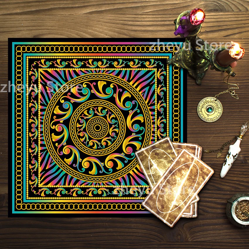 Psychedelic Mandala Square Tablecloth Divination Tablecloth Decoration Tapestry Tarot Game Mat Decoration Home Wall Hanging
Psychedelic Mandala Square Tablecloth Divination Tablecloth Decoration Tapestry Tarot Game Mat Decoration Home Wall Hanging