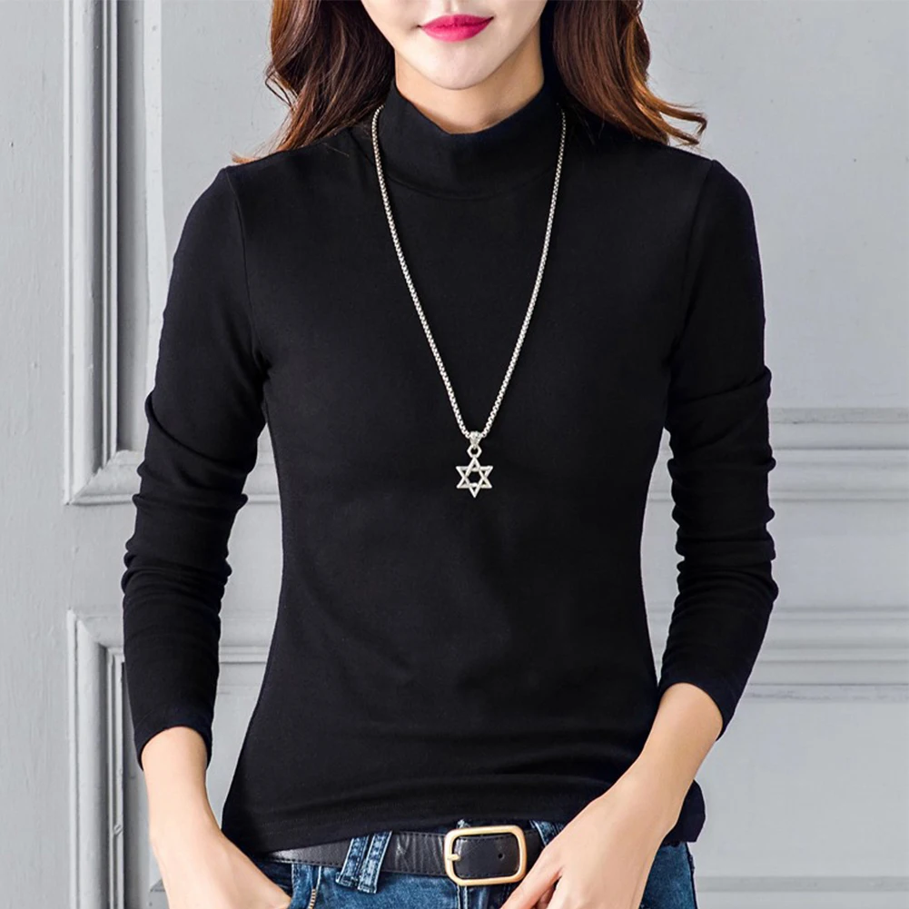 Comfy Fashion Womens Tops Womens Underwears Turtleneck Base Casual Layer Shirts Long Sleeve Polyester Slim Fit
Comfy Fashion Womens Tops Womens Underwears Turtleneck Base Casual Layer Shirts Long Sleeve Polyester Slim Fit