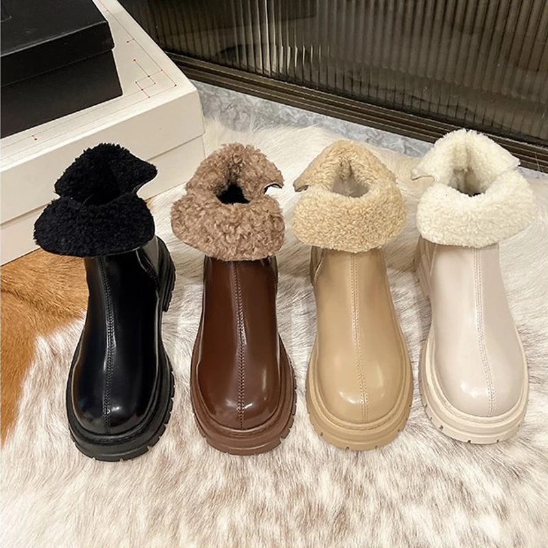 2023 Winter Women Ankle Boots Female Pu Leather Square Heels Thick Bottom Boot Ladies Soild Keep Warm Plush Fashion Zip Booties
2023 Winter Women Ankle Boots Female Pu Leather Square Heels Thick Bottom Boot Ladies Soild Keep Warm Plush Fashion Zip Booties