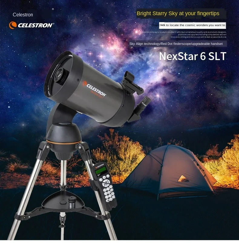 Профессиональный астрономический телескоп Celestron NexStar 150SLT C6 StarBright XLT, астрономический телескоп с широким пространством, фотография со звездами
Профессиональный астрономический телескоп Celestron NexStar 150SLT C6 StarBright XLT, астрономический телескоп с широким пространством, фотография со звездами