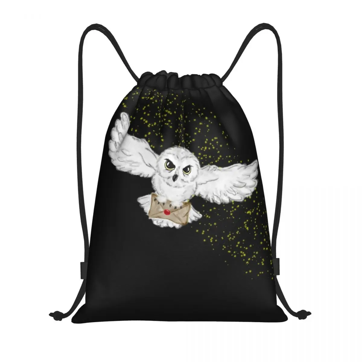 Owl Flight Tote Bag Drawstring Backpack Sports Gym Bag for Men Women Witch Magic Shopping Sackpack
Owl Flight Tote Bag Drawstring Backpack Sports Gym Bag for Men Women Witch Magic Shopping Sackpack
