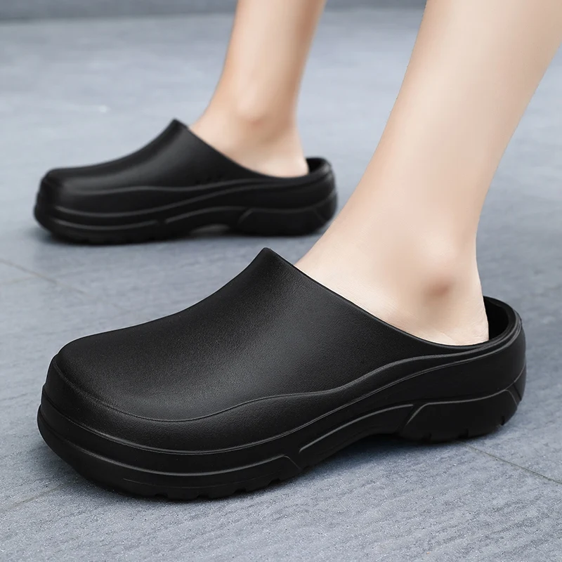 Men's Closed Toe Half Slippers 2023 Summer New Non-slip Platform Slip on Work Shoes for Men Increased Causal Male Slides Shoes
Men's Closed Toe Half Slippers 2023 Summer New Non-slip Platform Slip on Work Shoes for Men Increased Causal Male Slides Shoes