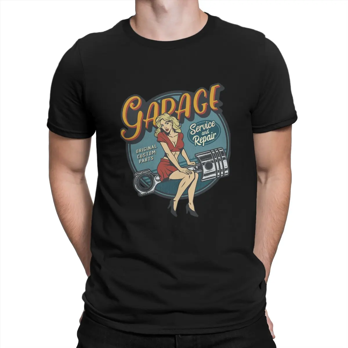 Mechanic on Duty Pin Up Girl (2) T Shirt Goth Men Polyester Tees Summer Clothing Harajuku O-Neck TShirt
Mechanic on Duty Pin Up Girl (2) T Shirt Goth Men Polyester Tees Summer Clothing Harajuku O-Neck TShirt