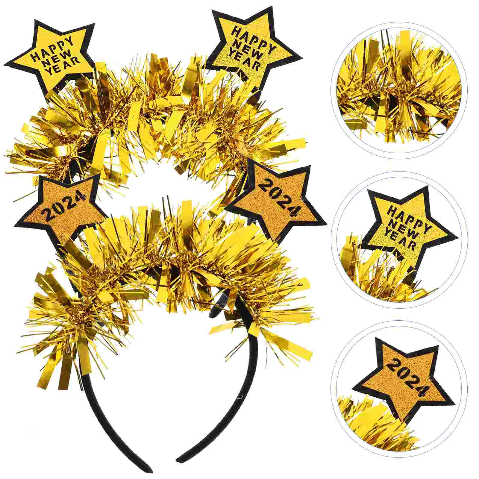 2pcs 2024 New Year Headdress Party Headband Glitter 2024 Star Headband for Kids Adults
2pcs 2024 New Year Headdress Party Headband Glitter 2024 Star Headband for Kids Adults