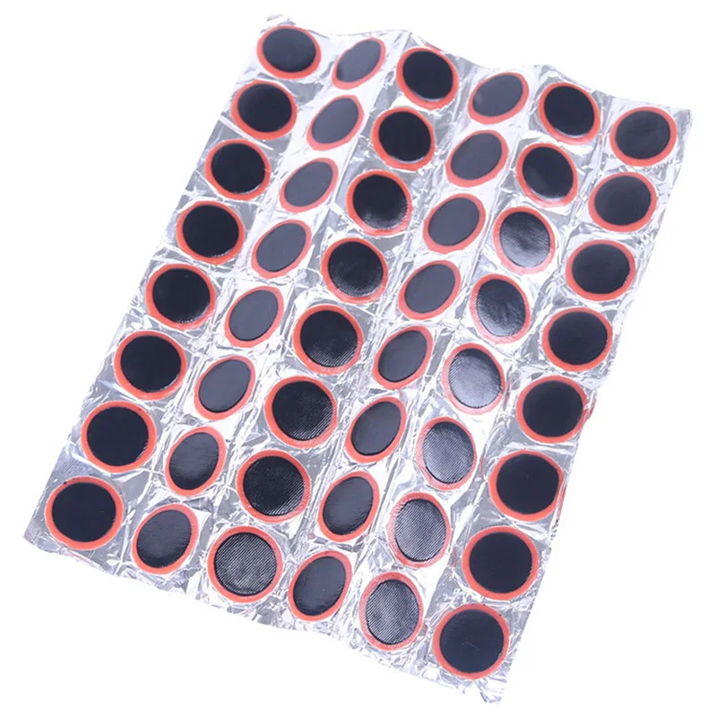 48Pcs/Set 29mm Round Wheel Tires Tube Puncture Repair Inner Tube Patches Pads Practical For Inner Tube Replacement
48Pcs/Set 29mm Round Wheel Tires Tube Puncture Repair Inner Tube Patches Pads Practical For Inner Tube Replacement