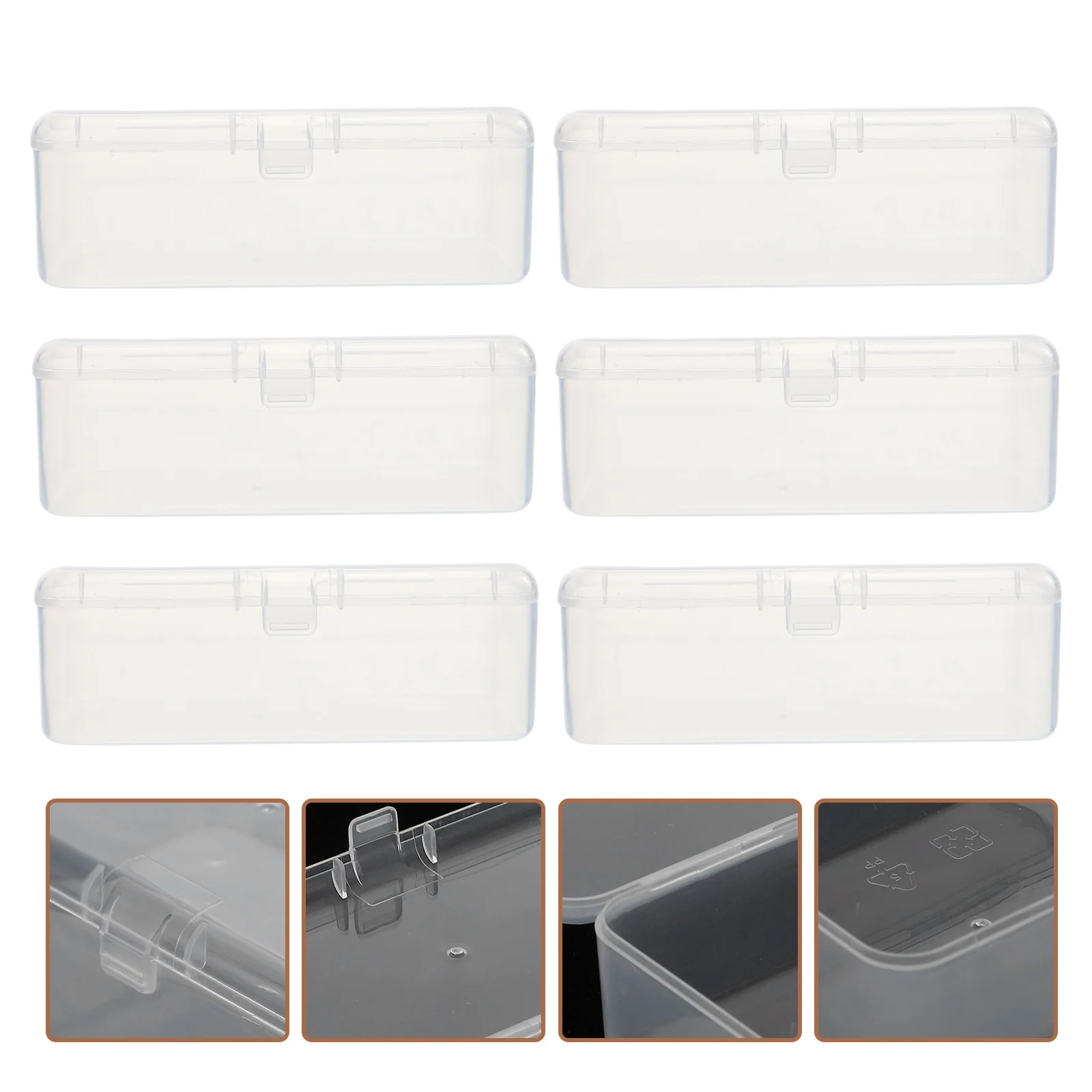 6 Pcs Packing Box Storage Cotton Swabs Small Bead Boxes Pp Dental Floss Containers
6 Pcs Packing Box Storage Cotton Swabs Small Bead Boxes Pp Dental Floss Containers