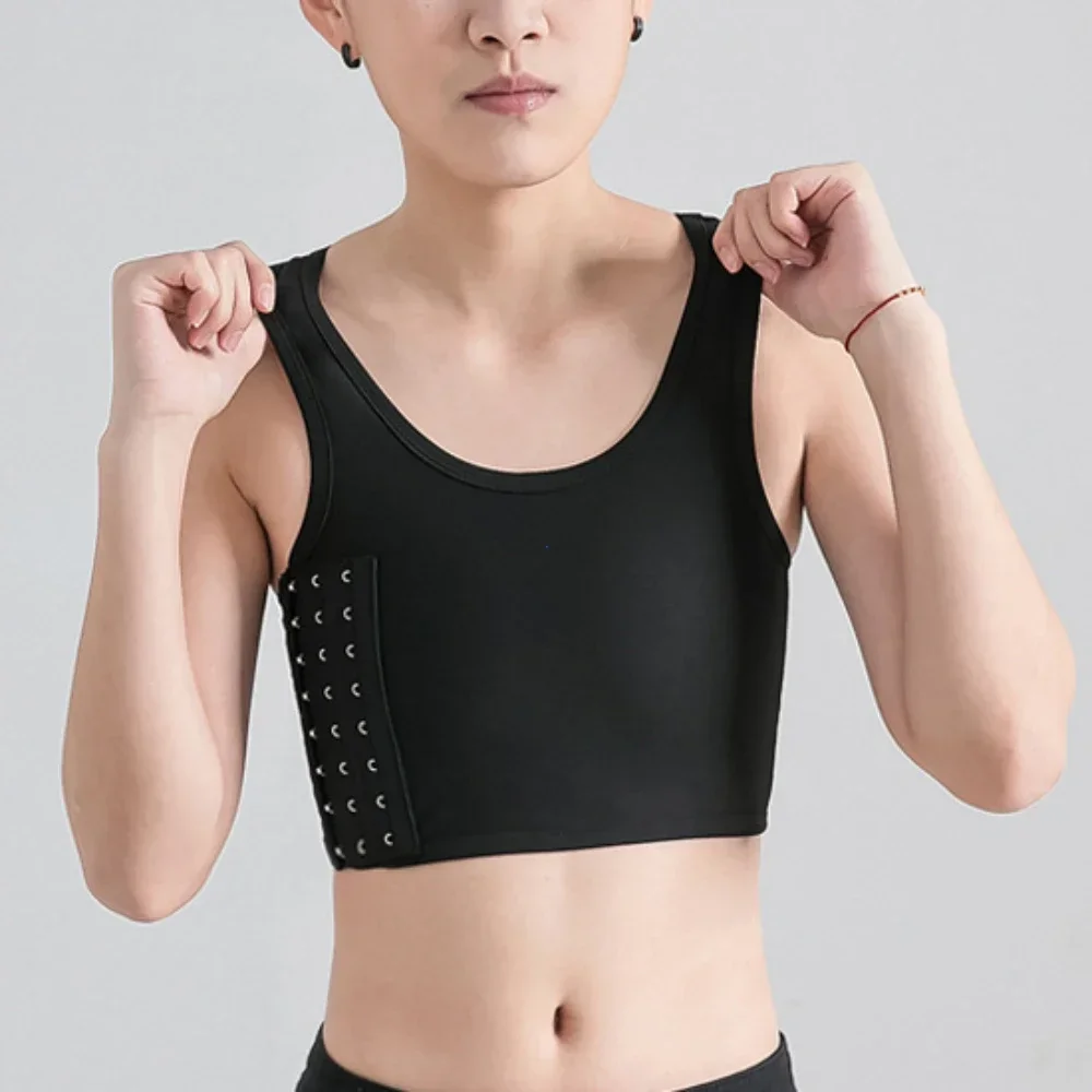 Women Breathable Chest Breast Binder Side Buckle Short Vest Tops Chest Binder Underwear Tank Tops Wireless Chest Wrap Bandage
Women Breathable Chest Breast Binder Side Buckle Short Vest Tops Chest Binder Underwear Tank Tops Wireless Chest Wrap Bandage