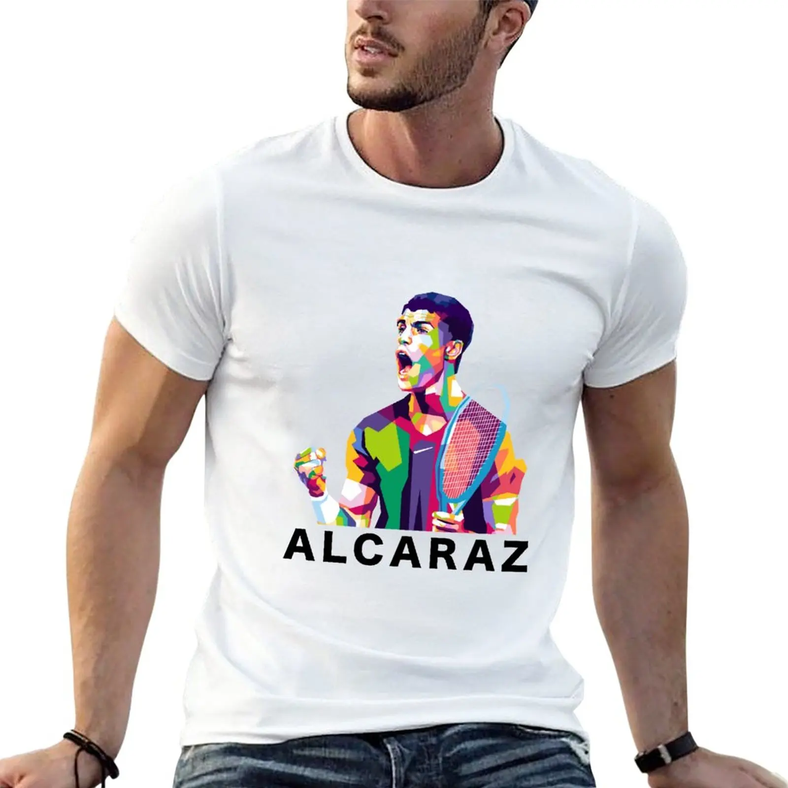 New Carlos Alcaraz illustration, carlos alcaraz,tennis,winner,champion,sport T-Shirt tops vintage t shirt t shirt men
New Carlos Alcaraz illustration, carlos alcaraz,tennis,winner,champion,sport T-Shirt tops vintage t shirt t shirt men