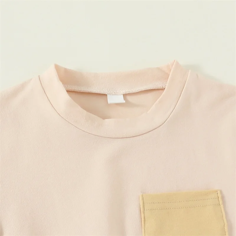 Infant Baby Boys Girls Romper Contrast Color Short Sleeve Crew Neck Pocket Jumpsuits Summer Casual Bodysuits
Infant Baby Boys Girls Romper Contrast Color Short Sleeve Crew Neck Pocket Jumpsuits Summer Casual Bodysuits