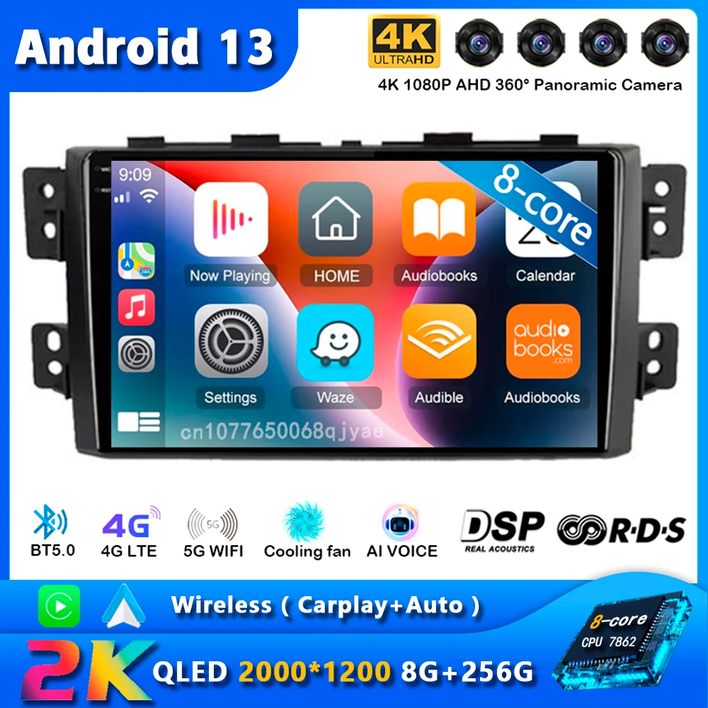 Android 13 Carplay Car Radio For Kia Borrego Mohave 2008 2009 - 2015 Navigation GPS Multimedia Player stereo WiF+4G 360Camera BT
Android 13 Carplay Car Radio For Kia Borrego Mohave 2008 2009 - 2015 Navigation GPS Multimedia Player stereo WiF+4G 360Camera BT