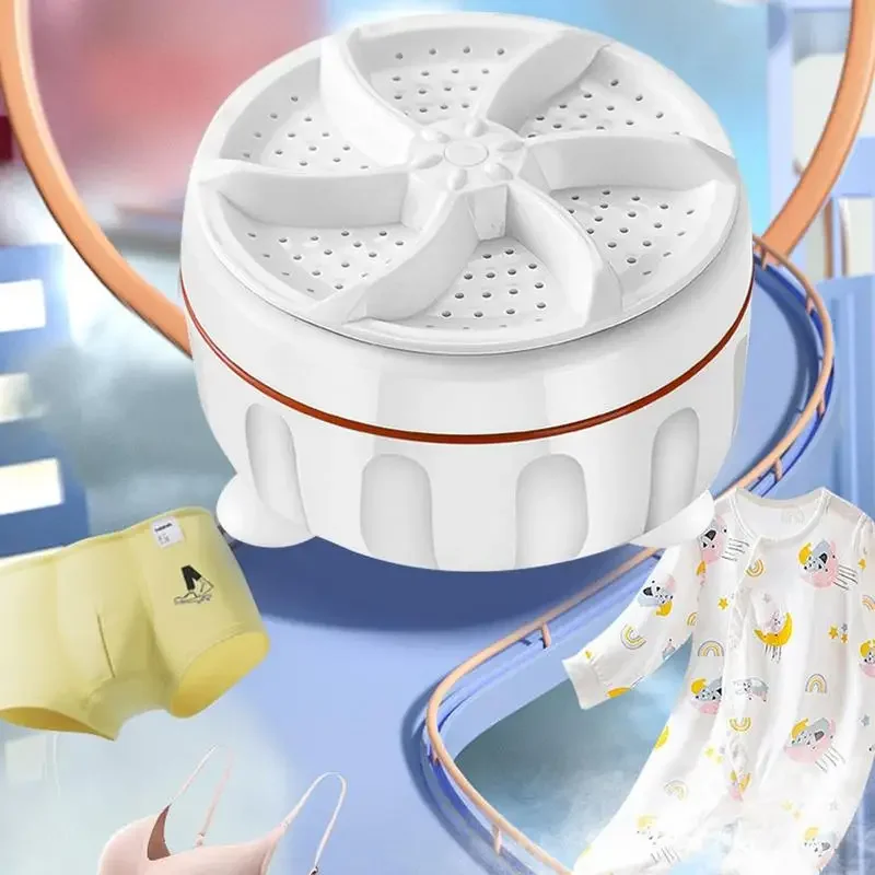 The New Portable Washing Machine for Clothes Dormitory USB Spin Turbo Washing Machine Home-appliance Mini Clothes Washer Small 
The New Portable Washing Machine for Clothes Dormitory USB Spin Turbo Washing Machine Home-appliance Mini Clothes Washer Small