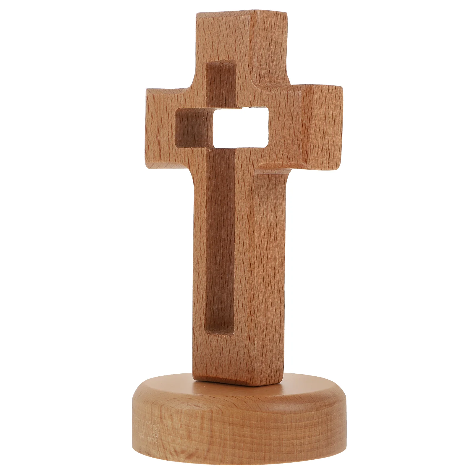 Healifty Wooden Cross Standing Cross Religious Wood Cross Base Altar Table Church Christmas Home Desktop Decoration
Healifty Wooden Cross Standing Cross Religious Wood Cross Base Altar Table Church Christmas Home Desktop Decoration