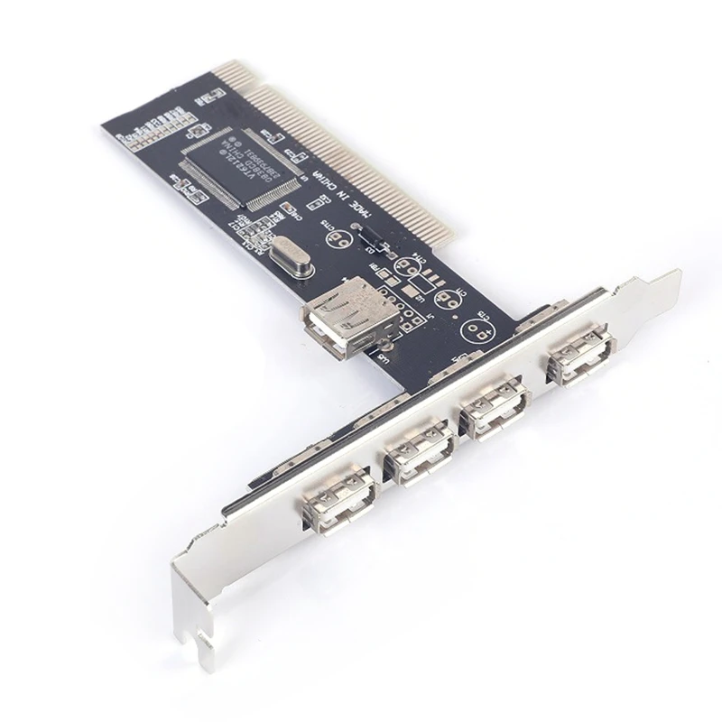 

USB 2,0 4 порта 480 Мбит/с высокоскоростной через концентратор PCI контроллер адаптер карты PCI для Vista Windows ME XP 2000 98 SE