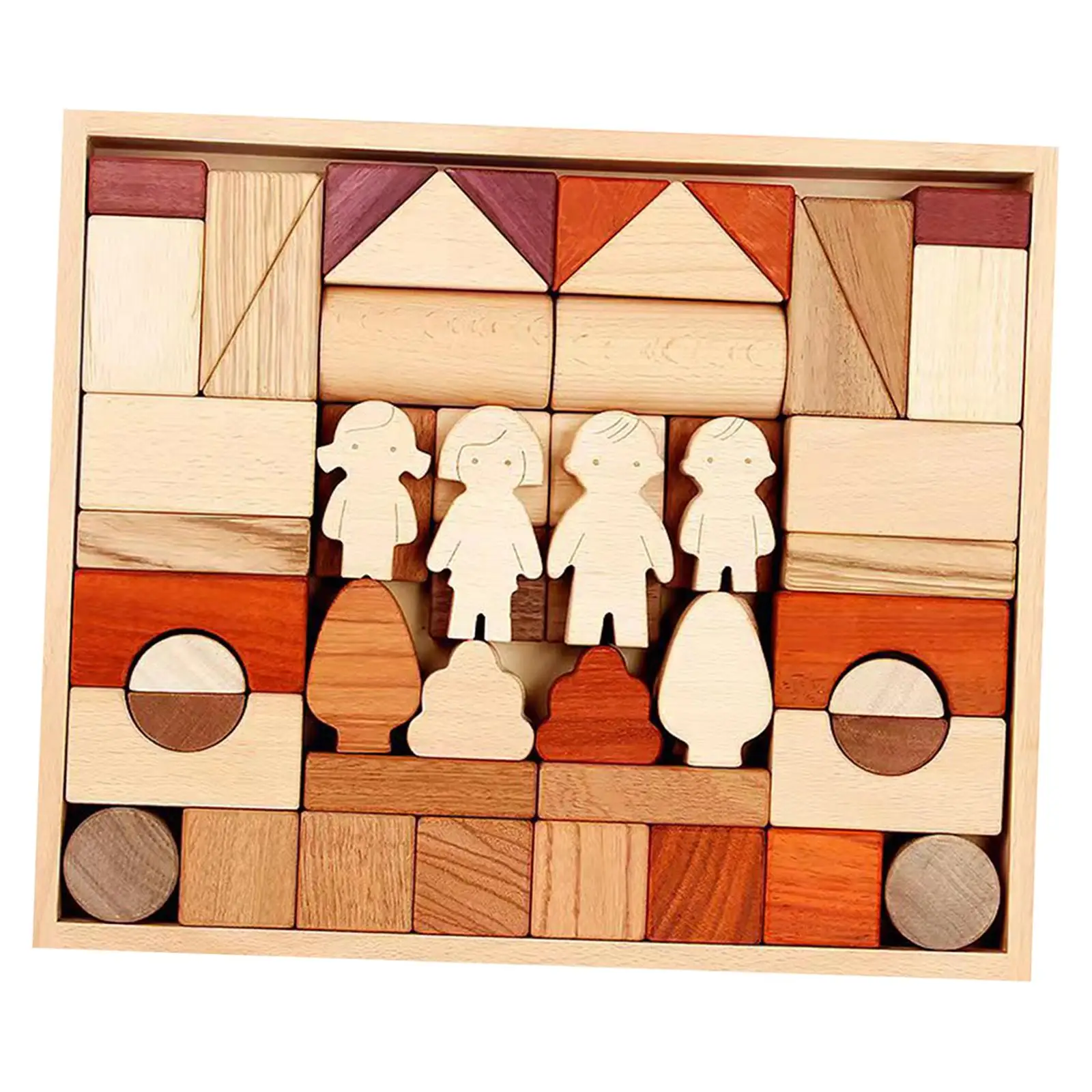Wooden Building Blocks Wood Block Stacking Toys Sorter Stacking Toy for Children Birthday Gift
Wooden Building Blocks Wood Block Stacking Toys Sorter Stacking Toy for Children Birthday Gift