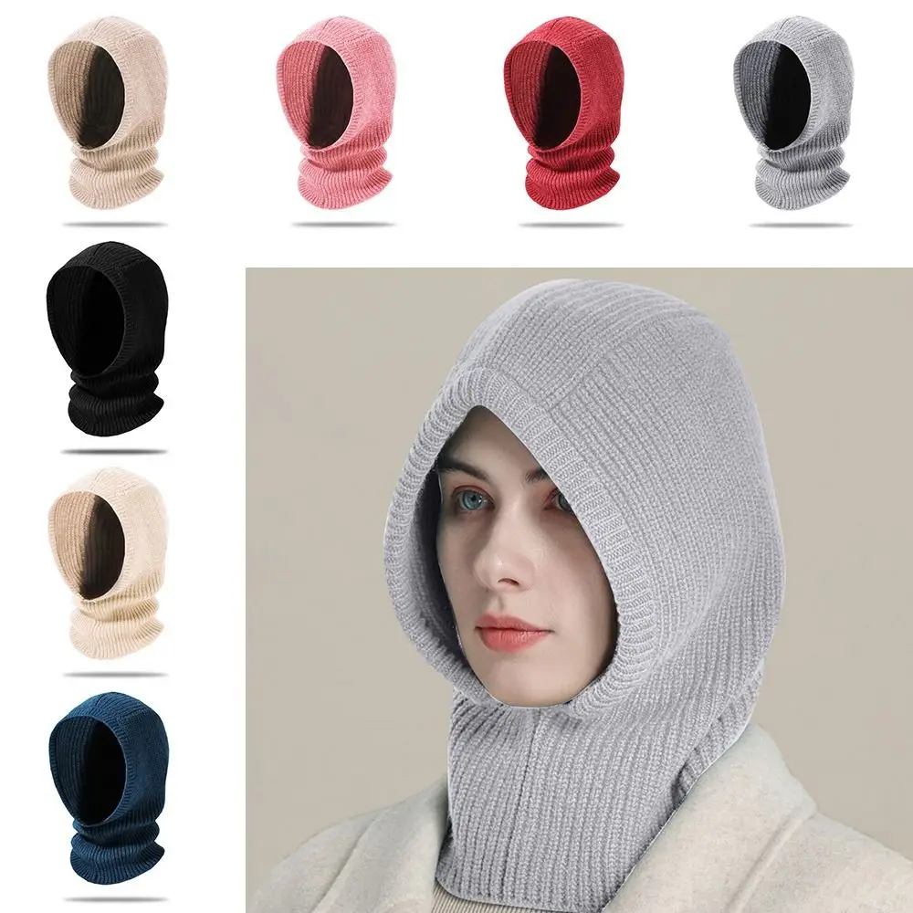 Fashion Winter Women's Head Hooded Hat Scarf Dual-purpose Thick Warm Knitted Pullover for Women Girls New
Fashion Winter Women's Head Hooded Hat Scarf Dual-purpose Thick Warm Knitted Pullover for Women Girls New
