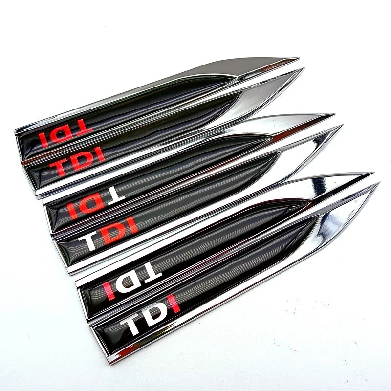 2Pcs 3D Blade Metal Logo TDI Emblem Car Fender Badge Decal For Volkswagen VW Polo Golf 6 7 Passat B6 T5 TDI Sticker Accessories
2Pcs 3D Blade Metal Logo TDI Emblem Car Fender Badge Decal For Volkswagen VW Polo Golf 6 7 Passat B6 T5 TDI Sticker Accessories