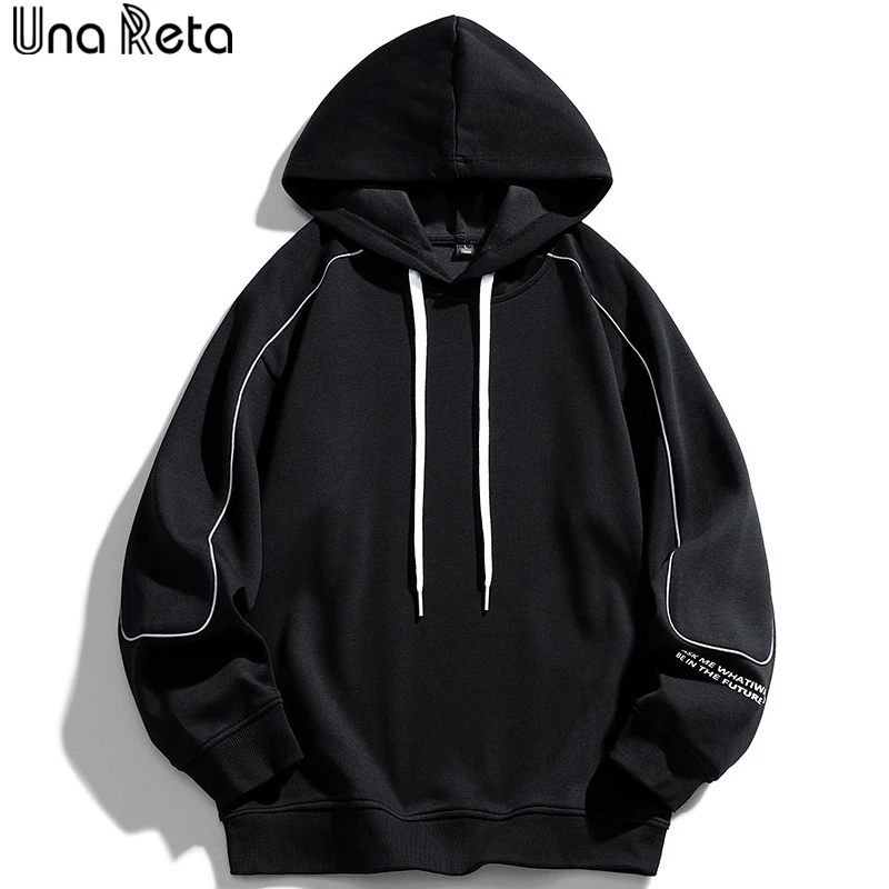 Una Reta Loose Men Hooded New Harajuku Pullover Tops Sweatshirts Hip Hop Solid Reflector Strip Oversized Couple Hoodies Man
Una Reta Loose Men Hooded New Harajuku Pullover Tops Sweatshirts Hip Hop Solid Reflector Strip Oversized Couple Hoodies Man