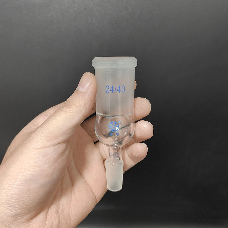 FAPE Borosilicate Glass Joint,Female 24/40,Male 14/23,Glass reducing Adapter,B type connector
FAPE Borosilicate Glass Joint,Female 24/40,Male 14/23,Glass reducing Adapter,B type connector