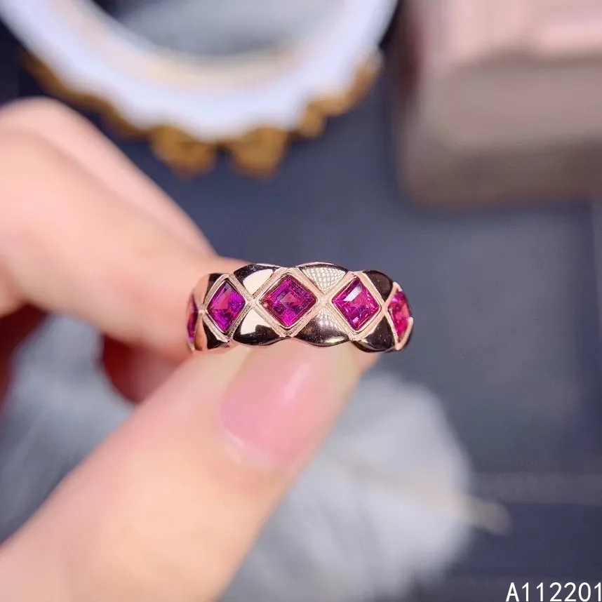 Fine Jewelry 925 Sterling Silver Inlaid With Natural Gem Luxury Exquisite Square Lady's OL Style Pyrope Garnet Ring Support Dete
Fine Jewelry 925 Sterling Silver Inlaid With Natural Gem Luxury Exquisite Square Lady's OL Style Pyrope Garnet Ring Support Dete