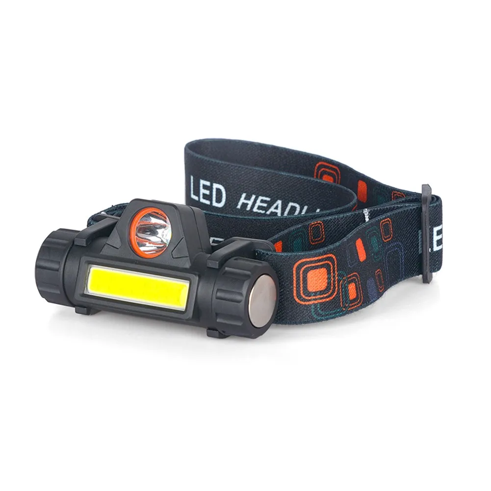 Button Switch Headlight Headlamp Micro USB Rechargeable Waterproof White Light 180lm (COB) 500lm (Q5) Aluminum Alloy
Button Switch Headlight Headlamp Micro USB Rechargeable Waterproof White Light 180lm (COB) 500lm (Q5) Aluminum Alloy