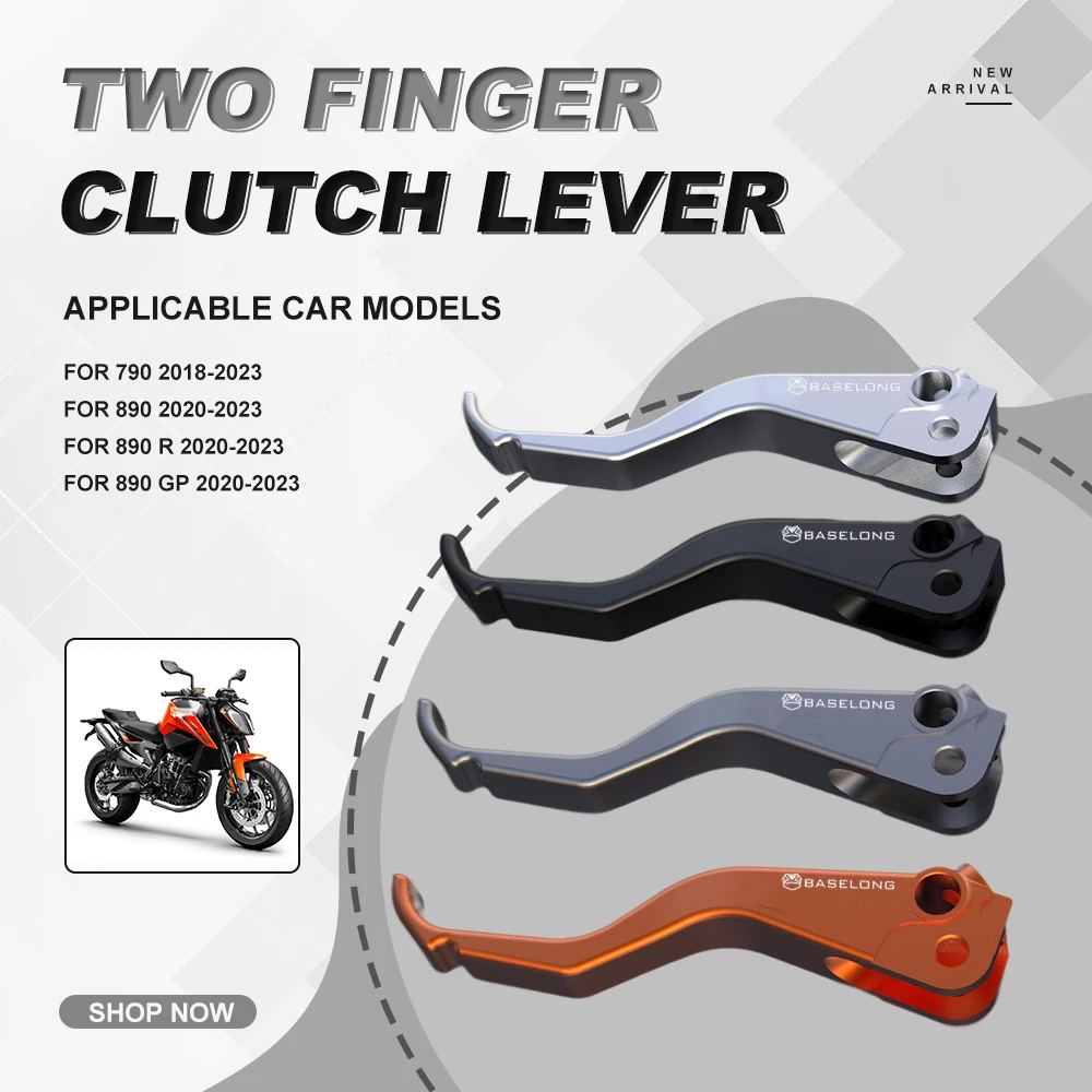 

Two Finger Clutch Lever For 790 Duke 890 Duke R GP 2018-2020 2021 2022 2023 Motorcycle Accessories 10% Force Reduction levers