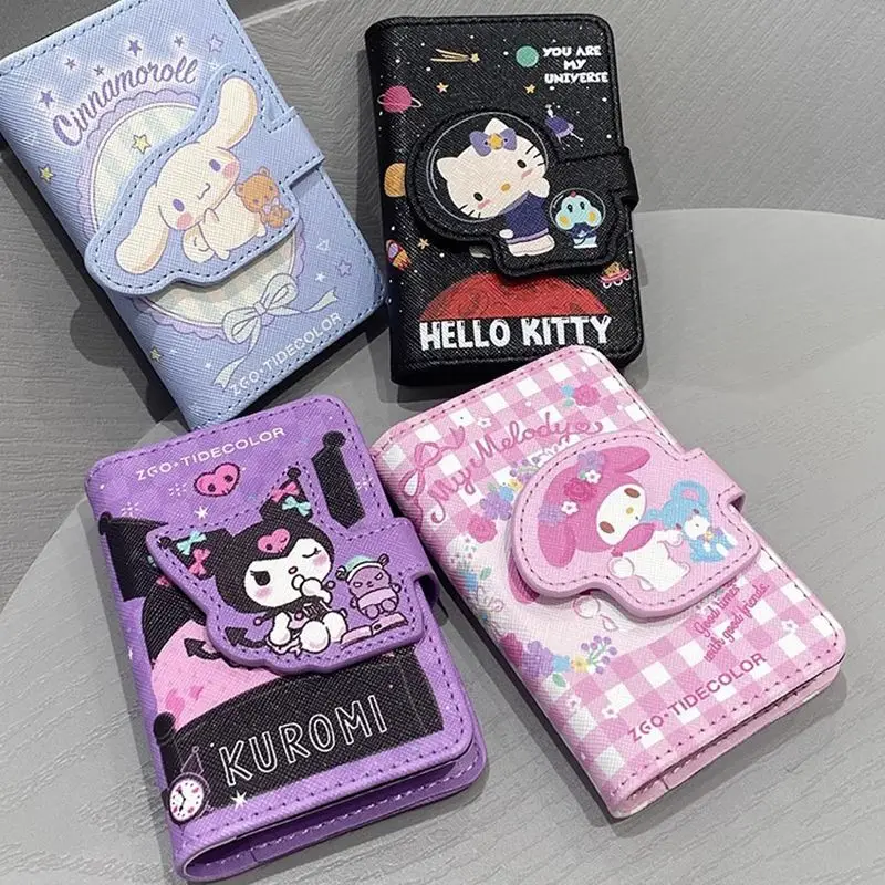 Sanrio Card Bag Anime Hello Kitty Multi Card Storage Bag Kawaii Printing Multifunctional Leather Bank Cards ID Cards Holder Gift
Sanrio Card Bag Anime Hello Kitty Multi Card Storage Bag Kawaii Printing Multifunctional Leather Bank Cards ID Cards Holder Gift