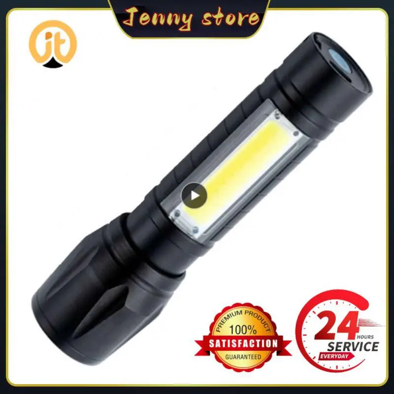 1PCS Mini Rechargeable LED Flashlight COB+XPE Portable Camping Lantern Zoomable Focus Light Tactical Flashlight with Pen
1PCS Mini Rechargeable LED Flashlight COB+XPE Portable Camping Lantern Zoomable Focus Light Tactical Flashlight with Pen