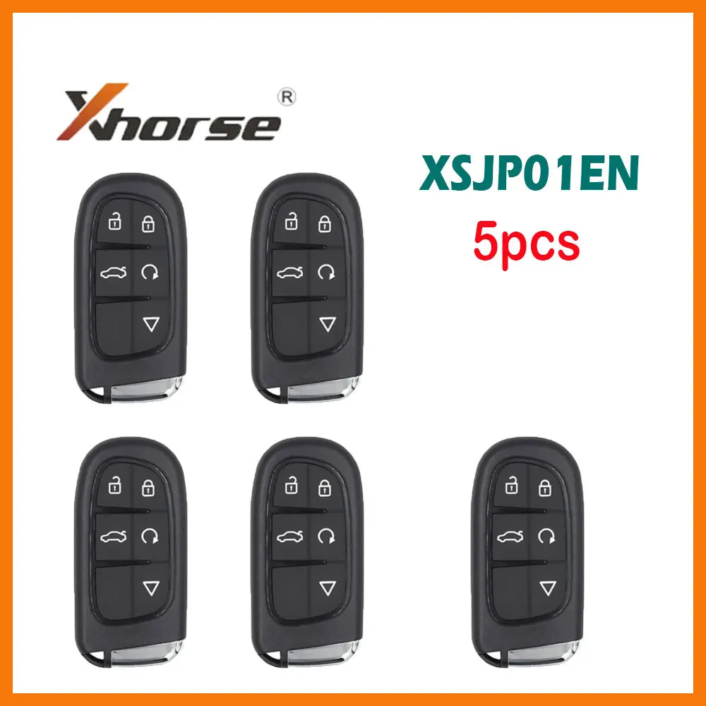 Автомобильный пульт дистанционного управления Xhorse XSJP01EN для Jeep Тип 2, универсальный смарт-ключ серии XM38, 5 кнопок для ключа VDI, 5 шт.
Автомобильный пульт дистанционного управления Xhorse XSJP01EN для Jeep Тип 2, универсальный смарт-ключ серии XM38, 5 кнопок для ключа VDI, 5 шт.
