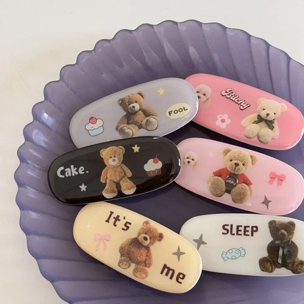Vintage Cute Bear Hairpin For Sweet Girl Colorful Cute Hair Clip Duckbill Clip Headwear Hair Accessories
Vintage Cute Bear Hairpin For Sweet Girl Colorful Cute Hair Clip Duckbill Clip Headwear Hair Accessories