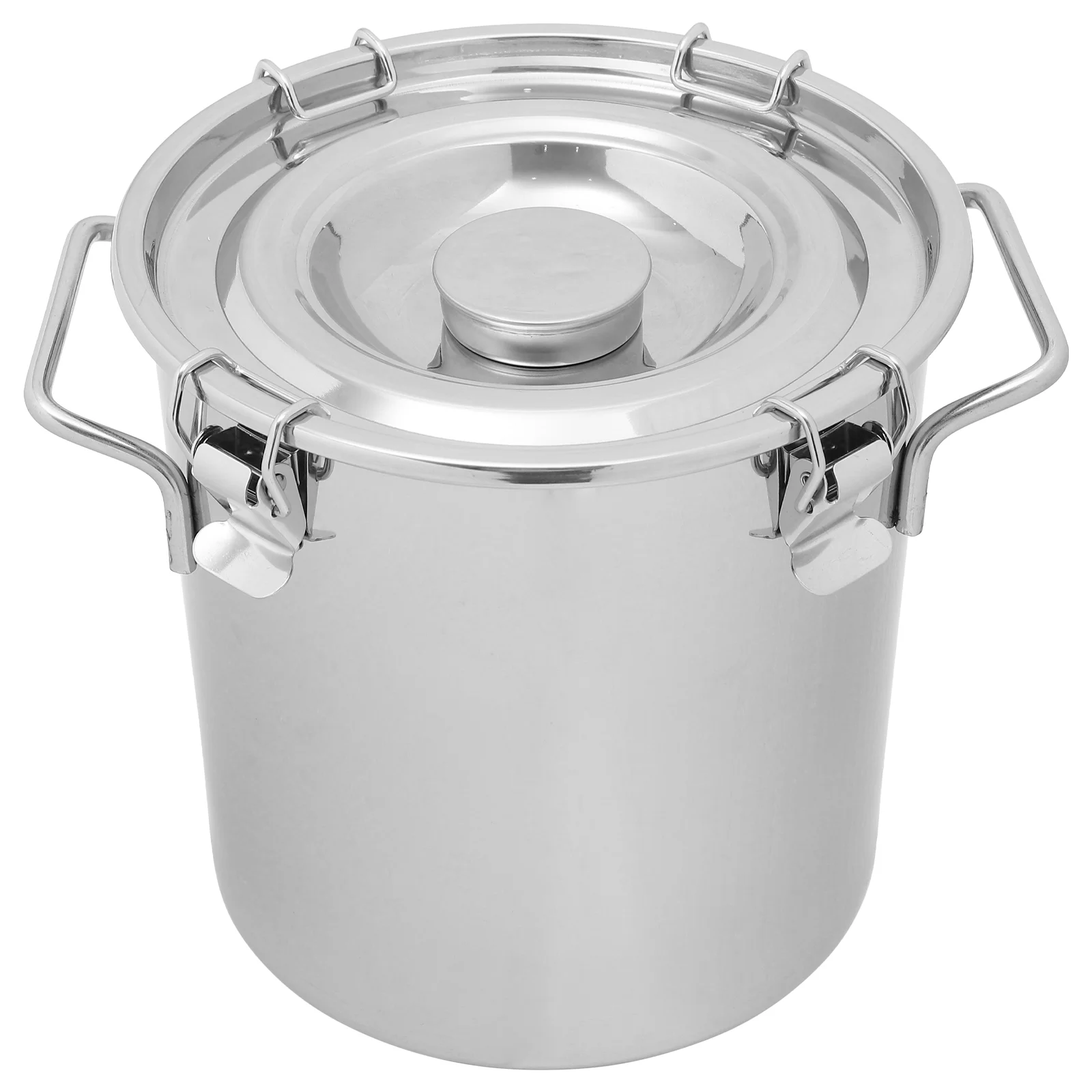 Plant Food Stainless Steel Sealed Bucket Flour Storage Coffee Bean Jar with Handle Kitchen Supply Tea Dried Fruit
Plant Food Stainless Steel Sealed Bucket Flour Storage Coffee Bean Jar with Handle Kitchen Supply Tea Dried Fruit