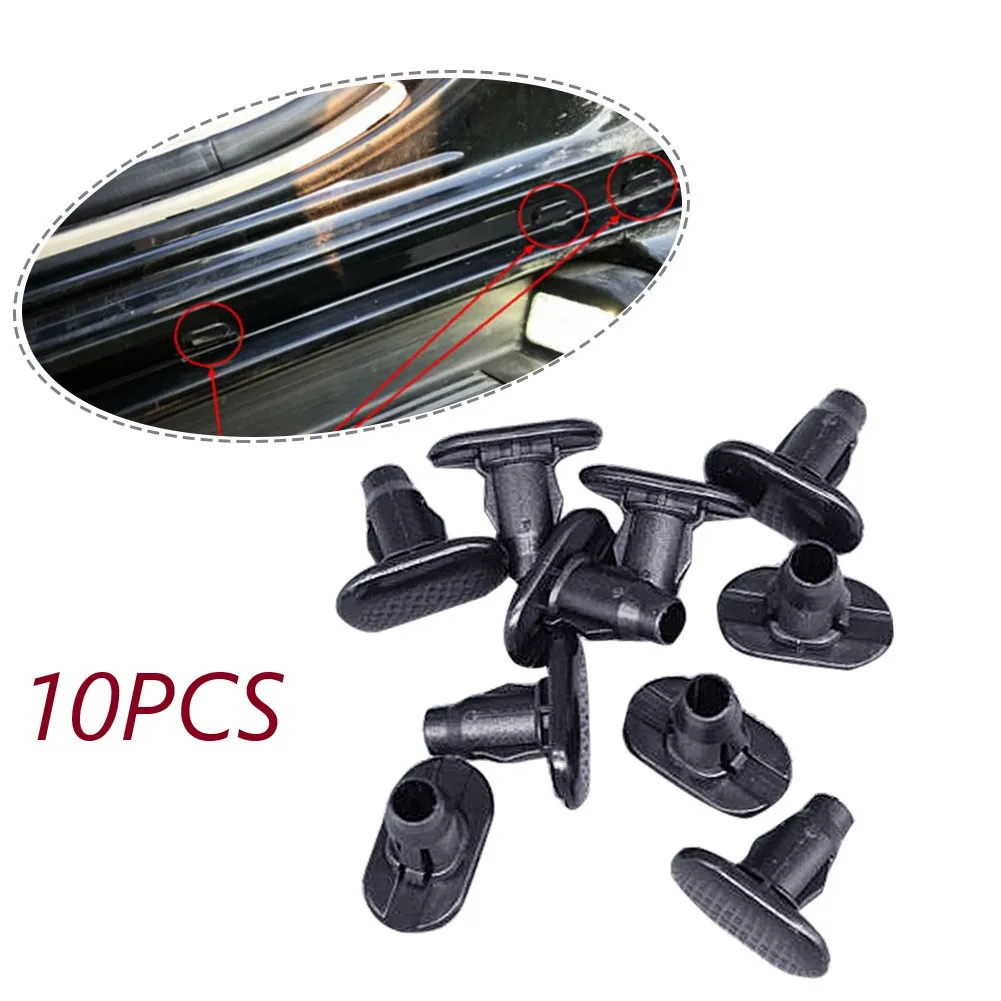 Molding Clips Rocker Panel 10 Clips/set Black Car Fasteners Plastic Retainer Clamps Left/Right Practical To Use
Molding Clips Rocker Panel 10 Clips/set Black Car Fasteners Plastic Retainer Clamps Left/Right Practical To Use