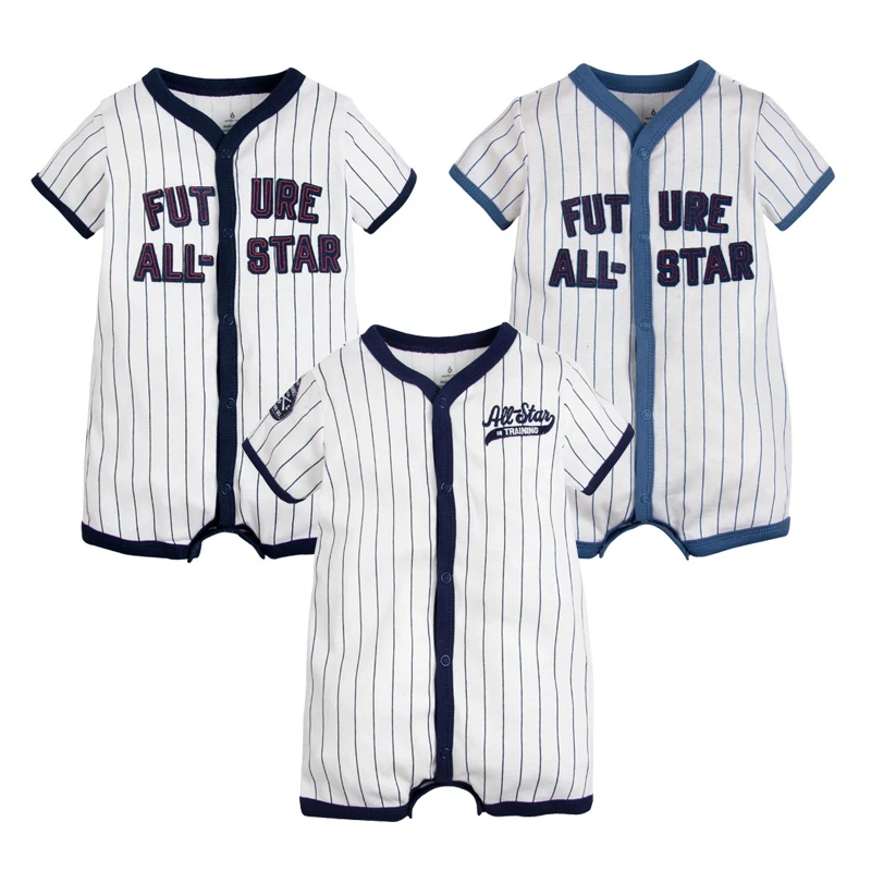 Summer Baby Clothes Boys Rompers Newborn Children Clothes Ropa Bebe Jumpsuit Cotton Sports Baseball Rompers Outfits Baby Clothes
Summer Baby Clothes Boys Rompers Newborn Children Clothes Ropa Bebe Jumpsuit Cotton Sports Baseball Rompers Outfits Baby Clothes