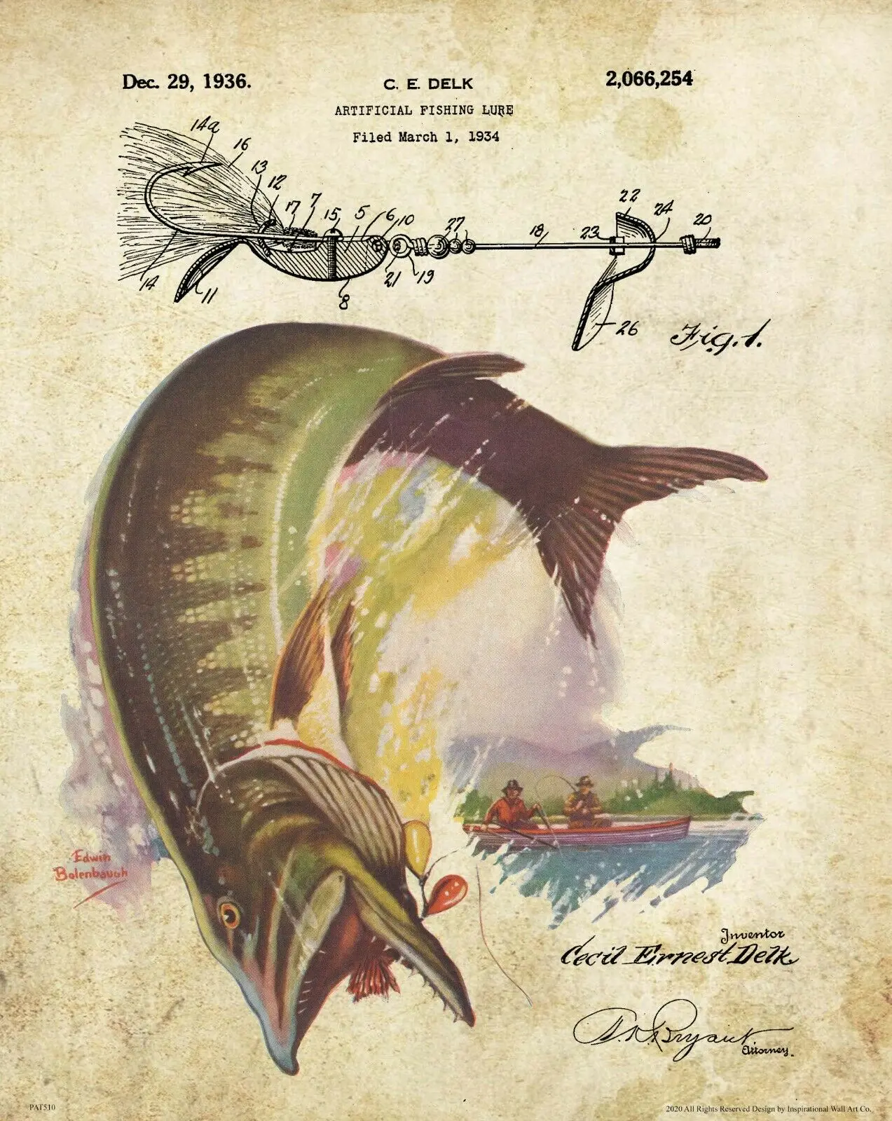 Винтажный Шелковый постер Muskie с изображением рыболовной приманки, домашний Настенный декор
Винтажный Шелковый постер Muskie с изображением рыболовной приманки, домашний Настенный декор