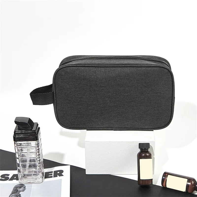 Multi-functional large capacity business travel fashion makeup bag Black simple portable waterproof storage bag
Multi-functional large capacity business travel fashion makeup bag Black simple portable waterproof storage bag
