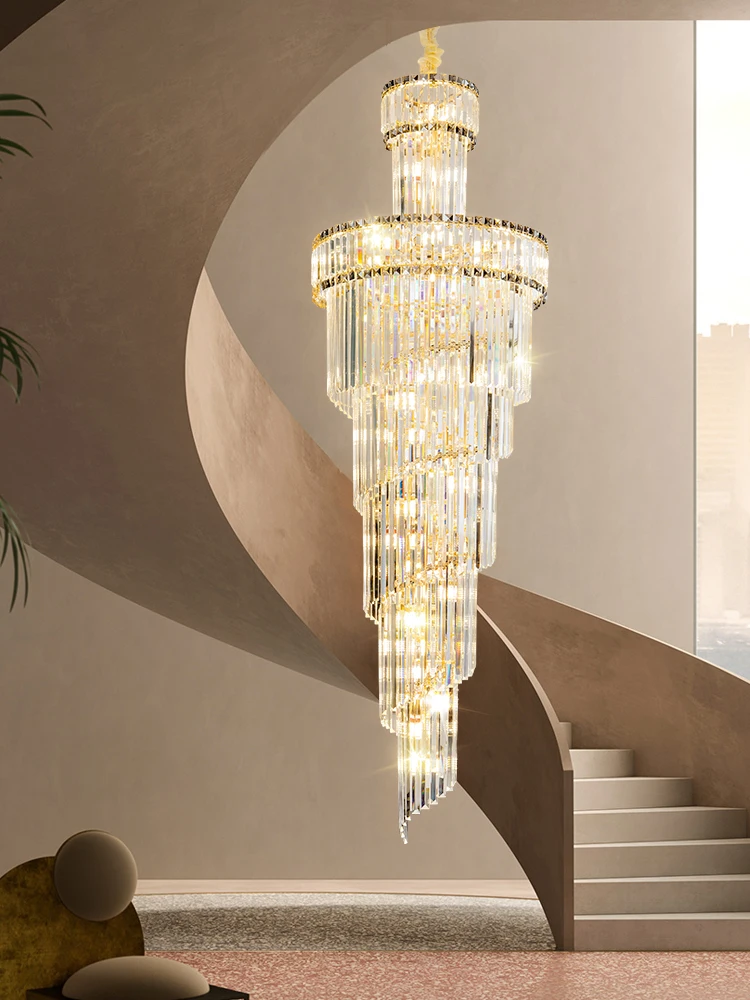 Modern Popular Decoration Lighting Indoor Hotel Living Room Bedroom K9 Crystal Long Chandelier Lighting Pendant Light
Modern Popular Decoration Lighting Indoor Hotel Living Room Bedroom K9 Crystal Long Chandelier Lighting Pendant Light