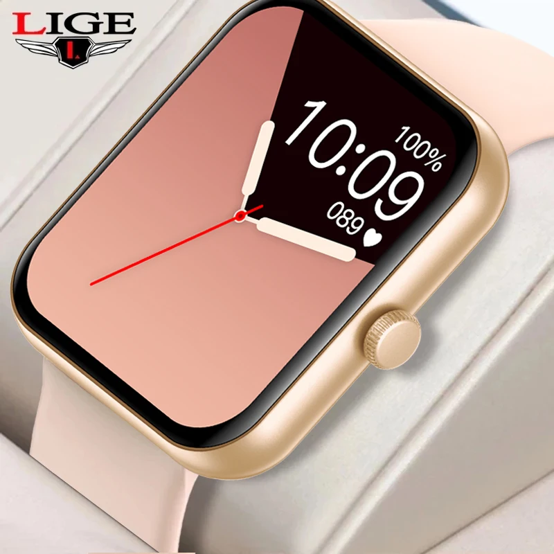 LIGE New Women's Smartwatch IP68 Waterproof Bluetooth Call Reminder Watch Sports Tracker Women Heart Rate Monitoring Smart Watch
LIGE New Women's Smartwatch IP68 Waterproof Bluetooth Call Reminder Watch Sports Tracker Women Heart Rate Monitoring Smart Watch