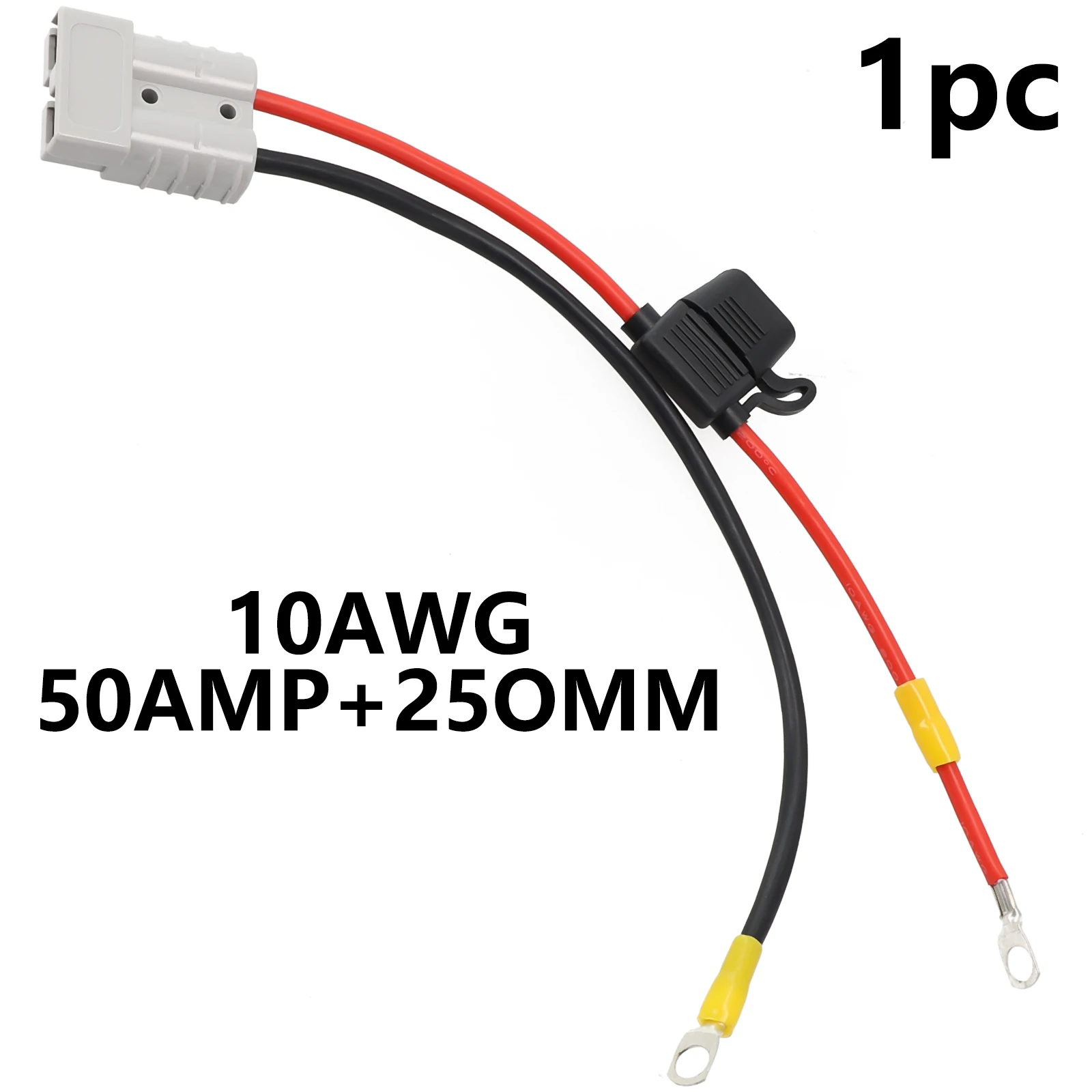 New Practical Useful Durable Connector Charging Cable Kit Battery For Anderson 30CM 50Amp Lead To Lug M8 Parts
New Practical Useful Durable Connector Charging Cable Kit Battery For Anderson 30CM 50Amp Lead To Lug M8 Parts